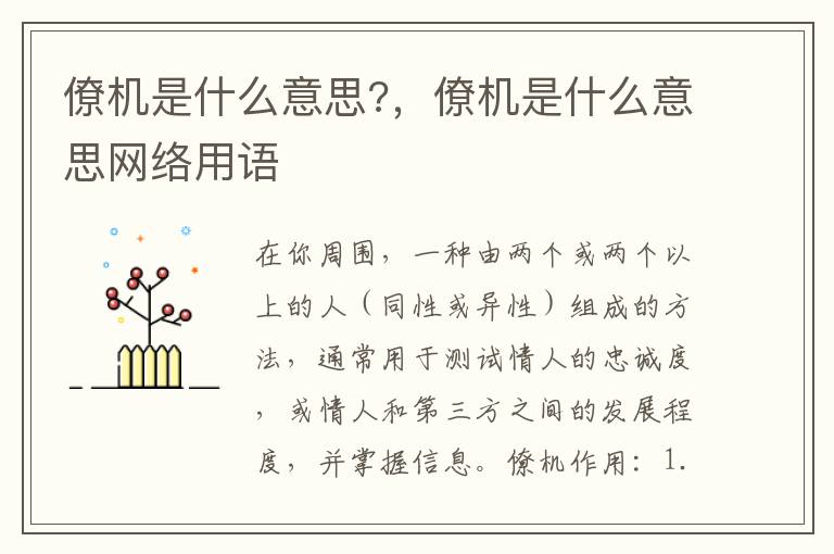 僚机是什么意思?，僚机是什么意思网络用语